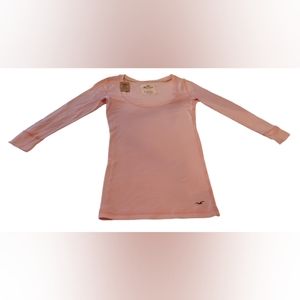 Hollister Scoop Neck 3/4 Sleeve Womens Top - NWT